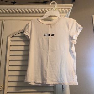 “cute af” tshirt
